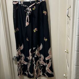 Emery rose crane palazzo pants